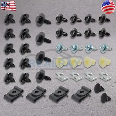 Engine Undertray Cover Bottom Shield Guard Screws Bolts Retainer Clips For Ford • $10.58
