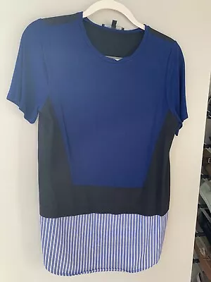 Thakoon For Target Womens Top Small Blue Black • $4.90