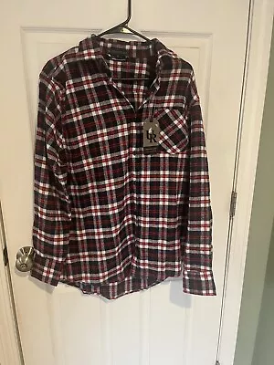 Urban Republic Men's Plaid Long Sleeve Button Down Cotton Size Medium NWT • $15