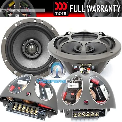 Morel Hybrid Integra 602 6.5  Car 2-way Component Speakers Crossovers Mids New • $659