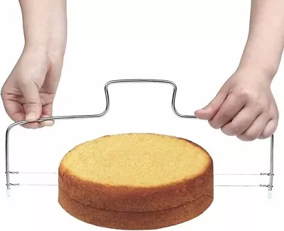 £2.66 • Buy Adjustable Cake Cutting Wire Bread Slicer Cutter Leveller Utensil Decorating DIY
