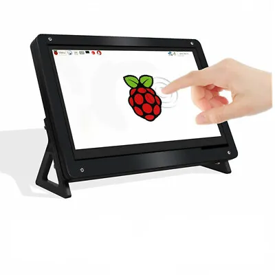 7  USB HDMI Capacitive Touch Screen LCD Display 1024x600 + Case For Raspberry Pi • £47.76