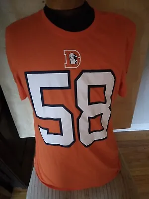 Von Miller #58 Denver Broncos Orange Nike Large T-Shirt Short Sleeve 100% Cotton • $19.99