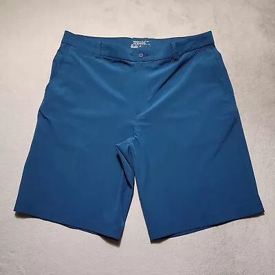 Nike Golf Tour Performance Chino Shorts Men's 36 X 11 Teal Blue Dri-Fit Golfing • $19.98