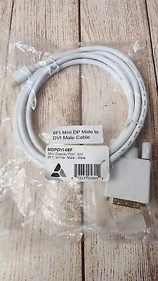 6FT Mini Displayport To DVI-D Dual Link Cable Male - Male 32AWG • $9.88