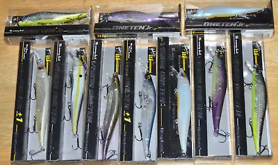 10 Lures Megabass Ito Vision 110 Oneten Jr +1 Suspending Jerkbait Assortment • $122.50