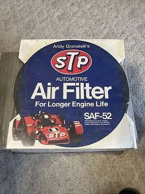 Vintage STP Air Filter - NOS - Andy Granatelli’s Indy Race Car Logo SAF-52 • $9.99