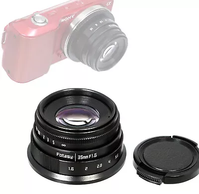 35MM APS-C F1.6 MC Prime Lens Sony NEX-5N NEX-5R NEX5T NEX6 NEX7 A6000 A5000 • $32.44