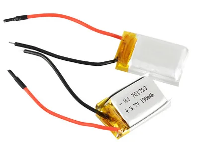 $14.66 • Buy 2PCS 3.7V 180mAh Lipolymer 701723 High Rate Battery For Drone RC S107G S108G