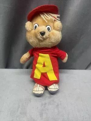 Vintage Alvin And The Chipmunks Plush Stuffed Animal 10  1983 CBS Toys Cartoon • $9.67