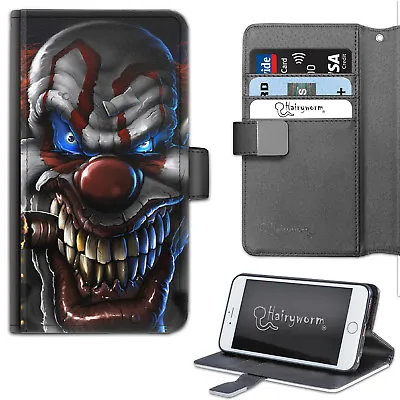 £14.99 • Buy Dark Horror Clown Cigar PU Leather Wallet Phone Case;Flip Case;Cover