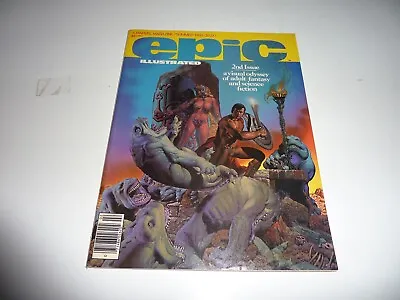 EPIC ILLUSTRATED #2 Summer 1980 Marvel Magazine Nice Copy NM- Corben Cover • $19.40