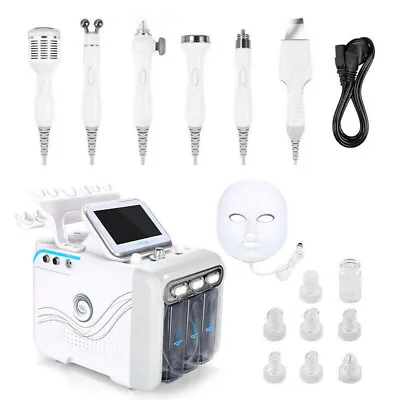 7in1 Mini Home Spa Led Mask Hydra Water Facial Peel Hydro Dermabrasion Machine • £224.99