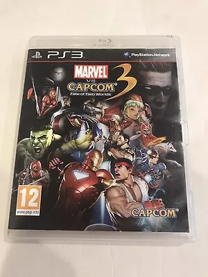 Marvel Vs Capcom 3 - Fate Of Two Worlds - PS3 Playstation 3 Complete With Manual • £6.95