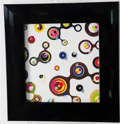 Takashi Murakami Jellyfish Eyes White Custom Framed Rare Limited Edition Pop Art • $650