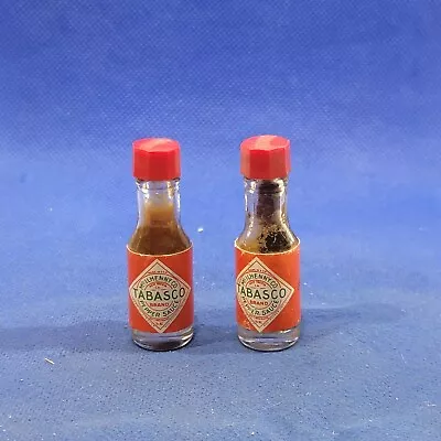 Vintage Mini Tabasco Advertising Container General Store Display Lot Of 2 • $4.58