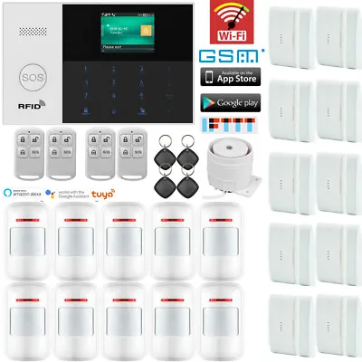 C29 TUYA APP WiFi Wireless Home Security Alarm System+Amazon Alexa+Google Home • $253.64