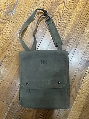 Ww2 Us Army Ww2 Usmc Canvas Map Case Bag Boyt Complete  • $50