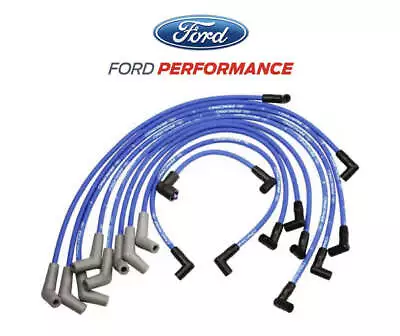5.0L 5.8L Mustang Ford Racing 9MM Engine Spark Plug Ignition Wire Sets - Blue • $66.95