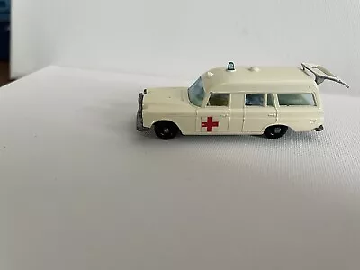 Vintage 1960s Matchbox Lesney No.3 Mercedes Benz Binz  Ambulance Made In England • $4