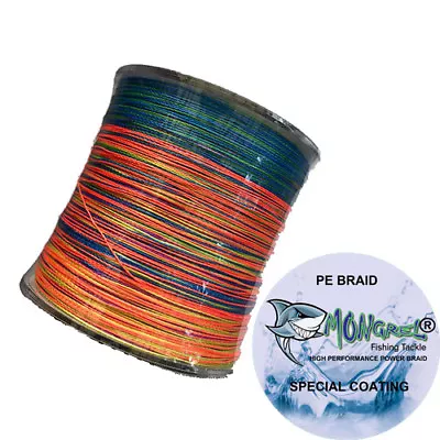 $34.95 • Buy New Braid Fishing Line 80LB 500M Mongrel Fishing Tackle Braid Multi  