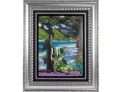 Michael Godard The Sea And The Sand Giclee Framed & Signed With Appraisal  • $900