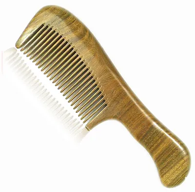 UK Seller! Handcraft Green Sandalwood Sandal Wood Hair Care Large Comb Gift 19cm • £7.98