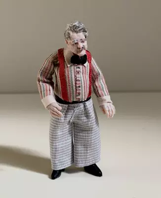 Marcia Backstrom Original Clay Sculpted Man Doll 1:24 Artisan Miniature • $295