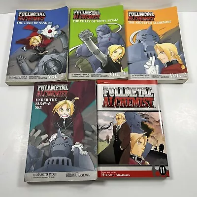 Fullmetal Alchemist Manga Lot Vol 1-3 11 Under The Faraway Sky First Printing • $19.99