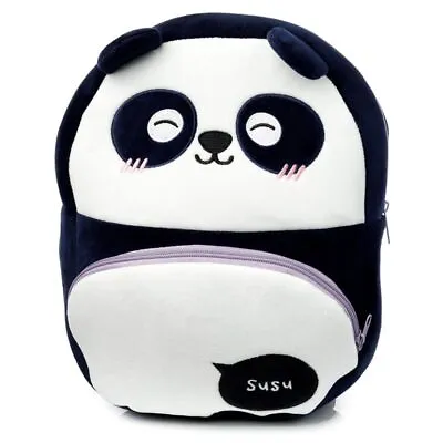 Adoramals Panda Plush Backpack Rucksack Childrens Kids School Bag Bnwt • £14.95