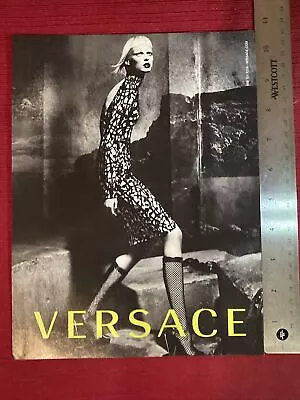 Model Elza Luijendijk For Versace Fashions  2011 Print Ad • $6.95