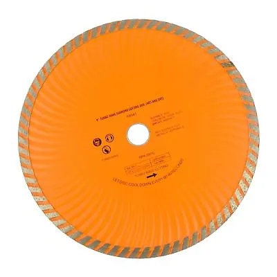 9  230mm Turbo Wave Diamond Cutting Disc (Wet And Dry) Angle Grinder Disc TE450 • £12.22