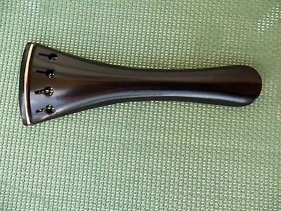 Old Violin Shop French Tailpiece Ebony With A Gold Fret  Violin Repair Parts  • $7.49