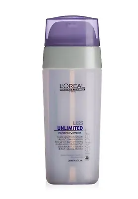 L'oreal Expert Hair Double Liss Unlimited Serum 30ml Sos Smooth Prokeratin • £11