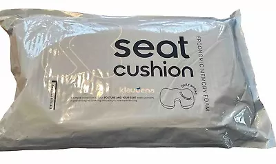 Klaudena Memory Foam Chair Cushion For Back Support Sciatica Pain Relief • $39.99