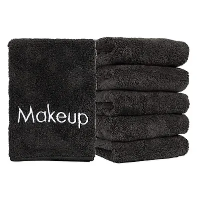 Makeup Removal Towels Packs Of 6 Microfiber 13x13 Washcloth Reusable Embroidered • $16.99