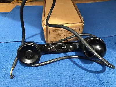 Vintage Stromberg-Carlson Telephone Handset Military P039 Receiver Cord Phone • $41.44