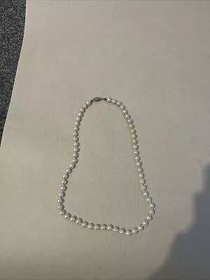 Vintage Multi Strand Freshwater Pearl Necklace White • £9.99