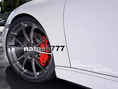 2 - SPORT Edition Performance Car Decal Sticker Emblem Logo WHITE Fits: PORSCHE • $29.95