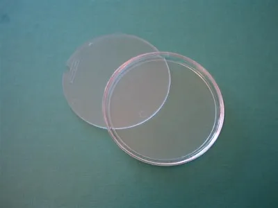Ten Acrylic Clear Round Plastic Coasters (extra Depth For Craft) - 80mm Insert • £14