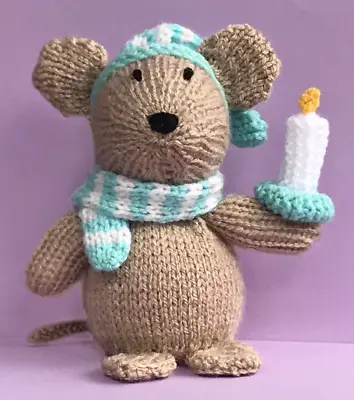 £2.99 • Buy  KNITTING PATTERN - Night Before Christmas Mouse Chocolate Cover / 16 Cms Toy