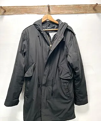 Brandit M51 US Parka Weather Extreme Vintage Clothing Black Gorp Core Sz M • $81