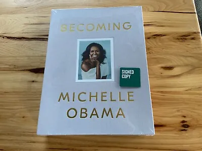 Michelle Obama Signed Clothbound Deluxe Boxed Edition Of “Becoming” Sealed New • $340