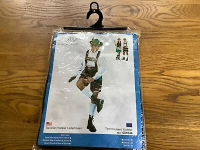 £9.99 • Buy Mens Fancy Dress Costume Bavarian Yodeler Lederhosen Size 56 To 58