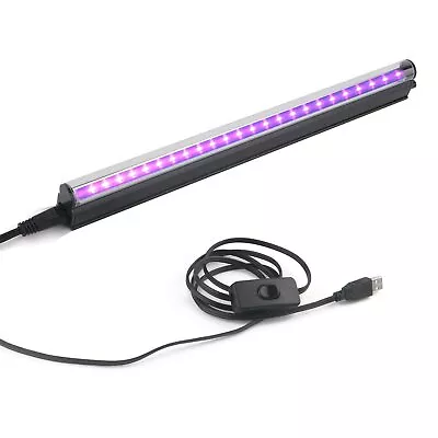 Led Black Light Bar 10W 1ft USB Portable T5 UV Blacklight Tube Glow In The D... • $12.26