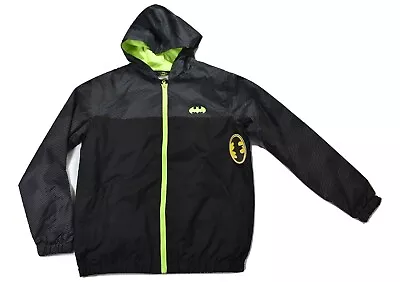 Batman Mens Full-Zip Lightweight Hooded Jacket NWT Medium • $17.99