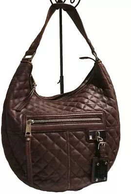 L.A.M.B. Gwen Stefani Burgundy Shoulder Handbag Purse. Beautiful! EUC • $55