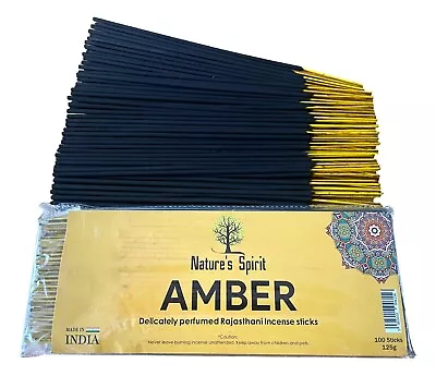 Natural Incense Sticks X 100 Pk -25+ Aromas-Authentic Indian Joss Stick • £4.87