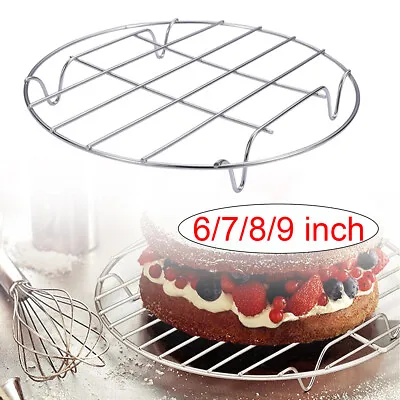 For 6/7/8/9 Inch Air Fryer Accessories Bakings Tray Racks Barbecue Racks Holder • $12.19