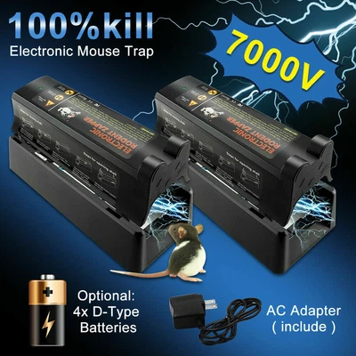 £56.10 • Buy 2PCS Electronic Mouse Trap Victor Control Rat Mice Killer Electric Rodent Zapper